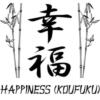 Иероглиф счастье и бамбук.: оригинал