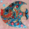 Схема вышивки «Рыбка»