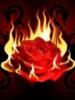 Схема вышивки «Роза в огне»