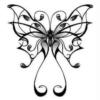 Схема вышивки «Бабочка Раскаяния»