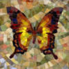 Схема вышивки «Мозаика "Бабочка" 2»