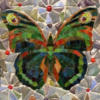 Схема вышивки «Мозаика "Бабочка" 3»
