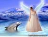 Схема вышивки «Ангел и дельфин»