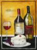 Схема вышивки «Вино и сыр»