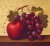 Схема вышивки «Яблоко и виноград»