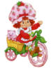 Схема вышивки «Девочка на велосипеде»