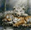 Схема вышивки &laquo;Тигры&raquo;