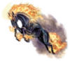 Схема вышивки «Огненый конь»