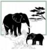 Схема вышивки «Elephants»