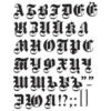 Схема вышивки «Русский алфавит (готика)»