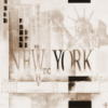 Схема вышивки «Famous Places - New York»