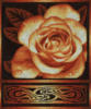 Схема вышивки «Золотистая роза»