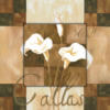 Схема вышивки «White Flowers - Calla Lilies»
