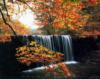 Осенний водопад: оригинал