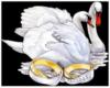 Схема вышивки «Пара лебедей»