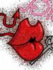 Схема вышивки &laquo;Красные губки&raquo;