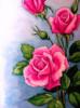 Схема вышивки &laquo;Розы&raquo;