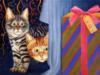 Схема вышивки «Любопытные кошки»