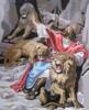 Схема вышивки «Даниэль в яму с львами»