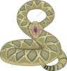 Схема вышивки «Гремучая змея»
