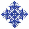 Схема вышивки «Снежинка»