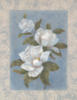 Схема вышивки «White Magnolia on Blue»