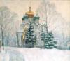 Схема вышивки «Зимой в Москве»