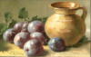 Схема вышивки «Plums with brown pitcher»