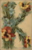 Схема вышивки «Floral Letter "K"»