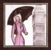 Схема вышивки «Лондон в розовом»