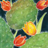 Схема вышивки «Цветуший кактус»