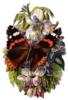 Схема вышивки «Серия бабочки и цветы.»