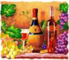 Схема вышивки «Виноград и вино»