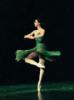 Схема вышивки «Балерина в зеленом»