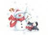 Снеговик с Котиком: оригинал