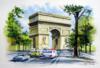 Схема вышивки «Триумфальная арка.Париж»