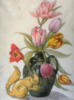 Схема вышивки «Тюльпаны»
