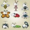 Схема вышивки «Веселые насекомые»