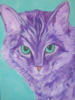 Схема вышивки «Purple Cat»