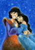 Схема вышивки «Aladdin and Jasmine»