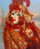 Схема вышивки «Венецианская дама»