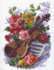 Схема вышивки «Cvetochnaja melodija»