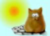 Котик и солнце: оригинал