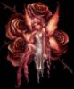 Схема вышивки «Ангел на розах»