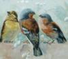 Схема вышивки «Три птахи»