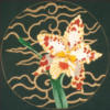 Схема вышивки «Подушка "Орхидея"»