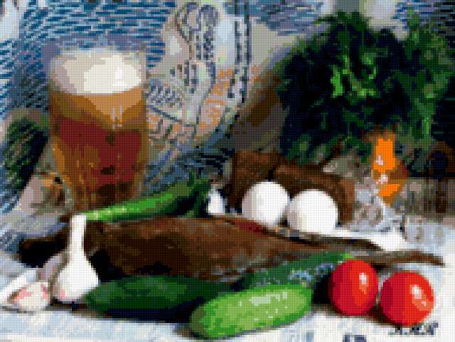 , натюрморт, на кухню, овощи, пиво