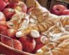 Схема вышивки «Кошки и яблоки»