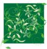 Схема вышивки «Подушка, растительный орнамент»