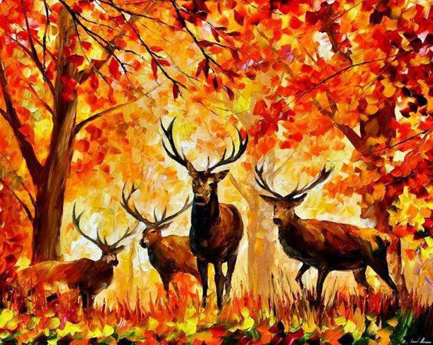 Животные В Осеннем Лесу Фото